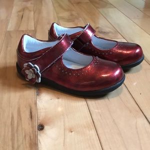 Red Stride Rite Dress Shoes